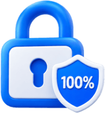 100% secure payments via UPI, cards or net banking